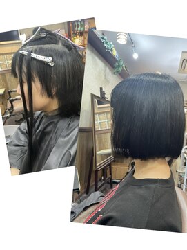 ディー エメ(D-aimer-) ウルフ→ボブにスタイルチェンジ☆