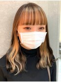 韓国風ミストバングベージュカラー！