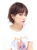 大人可愛い小顔美髪ツヤ髪レイヤーボブショコラアッシュB1