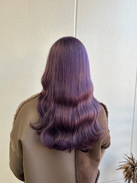 ガリカ シーム(Gallica/SEAM) 【桑原雪音】大人かわいいラベンダーピンク/ゆるふわロング