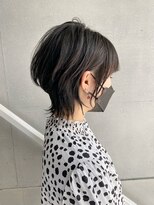 トト 船橋店(toto.)&nbsp;黒髪/グレーベージュ/レイヤーロング/前髪パーマ[西船橋/津田沼]