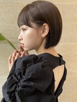 ボブ/ミニボブ/切りっぱなし/前髪/顔周りカット/銀座一丁目