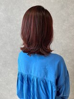 オブジェ シエル(obje't ciel)&nbsp;【obje't cielj】くびれボブ/レッドブラウン 【暮石 唯】