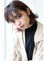 ミラバイグリーン(Mira by green)&nbsp;くびレイヤーエモージュ前髪マチルダボブグレーベージュ♯19