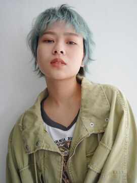 アミリ 代官山(AmiLi) デザインカラー/オリーブベージュ/ウエットヘア【代官山】