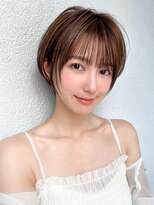 アフロート ディル(AFLOAT D'L) 20代30代40代大人かわいい 小顔 ショートボブ  ひし形シルエット