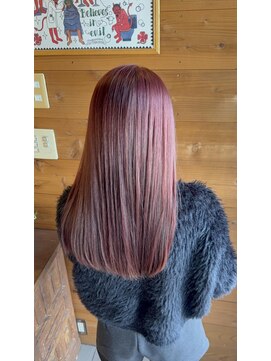 ヘアーサロン ミル(hair salon MiL) 【渋谷】ブリーチなしwカラーピンクベージュ