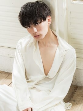 ユーフォリア 渋谷グランデ(Euphoria SHIBUYA GRANDE) ニュアンスパーマ 刈り上げマッシュ ツーブロック MOMO