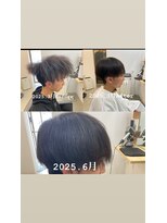 ザワン(The one)&nbsp;ストレート/髪質改善/ブルーブラック/フェザーパーマ