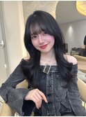 韓国レイヤー/韓国風/髪質改善/黒髪/ブリーチなし〔池袋〕