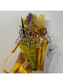 フラミューム 浜松(flammeum) 黄色がだいすきです♪シザーケースは大好きが詰まってます!