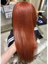ブランシェ 高蔵寺店(BRANCHE)&nbsp;ブリーチ1回！【オレンジレッドカラー】