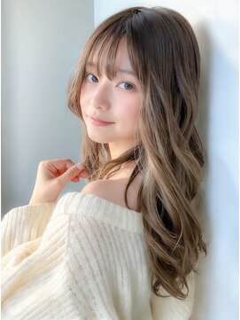 ココテラス(coco terrace) ミルクティー/ベージュ/アッシュ/前髪/韓国