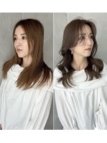 オモチャ(OMOCHA)&nbsp;ストレートから柔らかカールで華やか変身