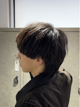 テクト バイアッシュ 吉祥寺店(Tect by Ash) メンズシースルーラウンドマッシュウルフツーブロック刈り上げ