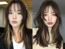 ダブルカラー/前髪カット/インナーカラー/レイヤーカット/ボブ