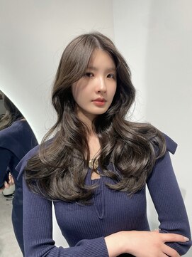 レイヤーカット/グレージュ/グレーブラウン