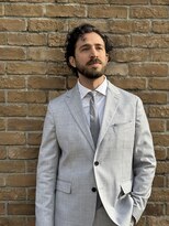 ザマンニューヨーク 南麻布店(THE MAN NewYork)&nbsp;MEN’S HAIR/サーフカール/刈り上げセンターパート/広尾駅