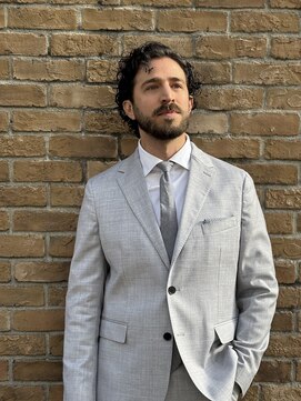 ザマンニューヨーク 南麻布店(THE MAN NewYork) MEN’S HAIR/サーフカール/刈り上げセンターパート/広尾駅