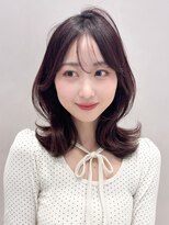 アグノス 青山(Agnos)&nbsp;セミディ美髪大人可愛い艶感愛されミディアムレイヤーカット