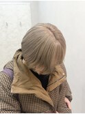 ダブルカラーホワイトミルクティーベージュ/ボブ 38