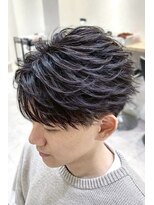 アイトーキョープラスシー 横浜(AI TOKYO+Sea) MEN’S横浜/センターパート/シャドウパーマ/フェザーパーマ