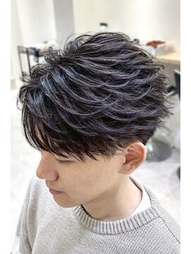 アイトーキョープラスシー 横浜(AI TOKYO+Sea) MEN’S横浜/センターパート/シャドウパーマ/フェザーパーマ