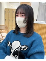 ハニー 町田(HONEY)&nbsp;ミディアムレイヤー/レイヤーカット/顔まわりレイヤー