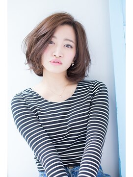 アンヘアー 元町三宮(UNHAIR) 柔らかミルクティーチョコレートカラー