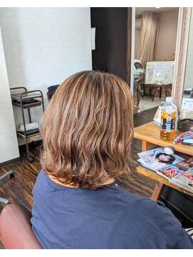 ヘアークリエイト マァーノ(Hair create mano) 細ハイライト