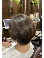 ヘアメイクスタジオ ココ(hair make studio coco)&nbsp;ショートボブ★カーキグレージュ♪