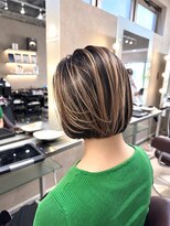 フラッグ ヘアー 天神西通り店(Flag HAIR)&nbsp;プレイングカラー／ボブ