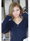 前下りグラデーションボブ