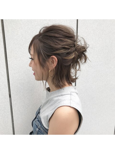 ルーズボブヘアアレンジ☆