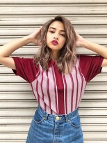 ロンド ルージュ 銀座店(Lond rouge)&nbsp;【金野航希】切りっぱなしロングボブウエーブ