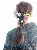 編みおろしヘアアレンジ♪結婚式や二次会・前撮りの花嫁様にも♪