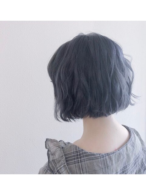 毛先カール 重め ボブ ヘアスタイル