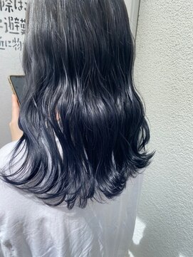 ジーナ 博多(Zina) 【Zina】フェザーバング/ディープブルーヨシンモリ/20代30代40代