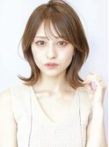 お顔まわり【ふわっと】でマスクでも華やか★くびれヘア【京佳】