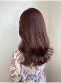 暖色系カラー/ダブルカラー/ピンク系カラー/ケアブリーチ