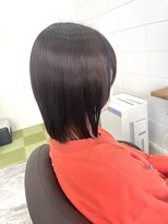 アムヘアー(A.M. hair)&nbsp;切りっぱなしボブ