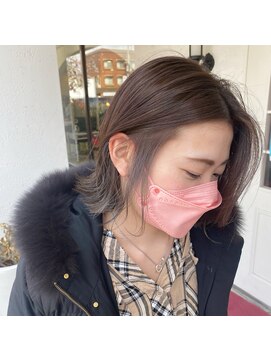 シダ(sida SAIIN) 耳かけイヤリングカラー20代30代切りっぱなしボブ