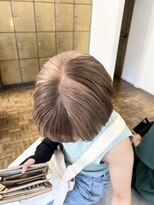 ヘアーアイスカルテット(HAIR ICI QUARTET)&nbsp;30代40代ダブルカラーミルクティアッシュデザインカラー透け感