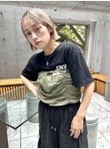 結べる耳掛けボブ☆外ハネハイトーン