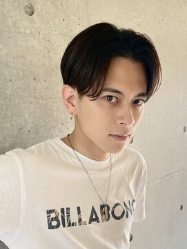 マイロ(mailo) メンズセンターパート×ニュアンスパーマ×韓国マッシュ