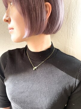 ヘアーワークス ヘルム 渋谷店(HAIR WORKS HELM) ［HELM渋谷]ラベンダーボブ