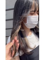 ポイントファイブバイソレイユ 藤沢店(.5 by SOLEIL)&nbsp;モテカラー♪♪【インナーカラー】【ベージュ】