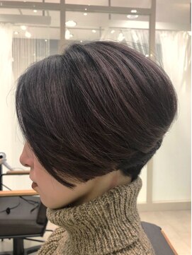 アイウィル(Ai WilL) 30代40代　大人ショート　丸み　艶感前下がりショートボブ