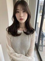 ドロシー 郡山桑野店(Dorothy)&nbsp;ベージュグレー黒髪レイヤーくびれヘア小顔10代20代30代40代