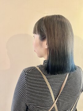 美容室 はなこ 【新潟/ハイトーン/ケアブリーチ】ツートンボブ